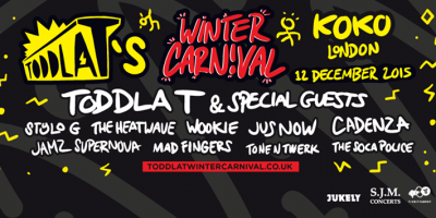 Win 2 tickets to Toddla T's Winter Carnival!