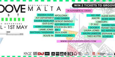 Win 2 VIP Tickets to GrooveFest in Malta!